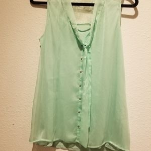 Sleeveless blouse
